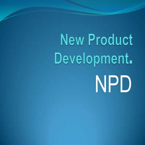 New Product Development