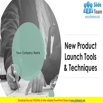 New Product Launch Tools And Techniques PowerPoint Presentation Slides