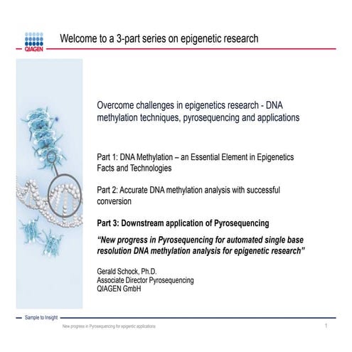 New Progress in Pyrosequencing for DNA Methylation