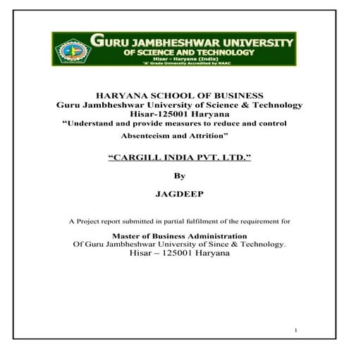 summer traning report