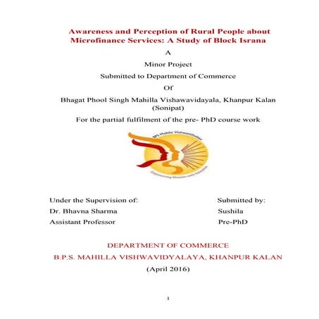 Microfinance in India