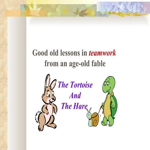 New  Rabbit  Tortoise  Story