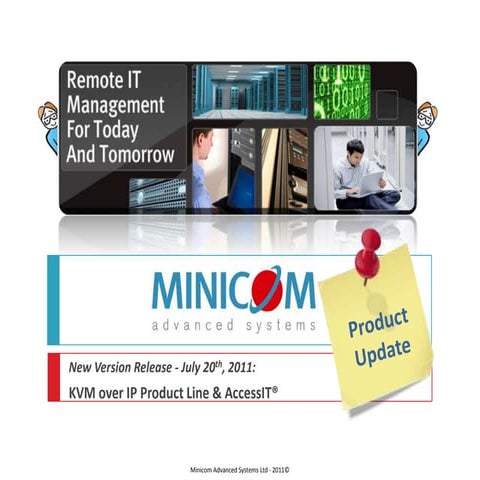 New product release presentation july 20 2011