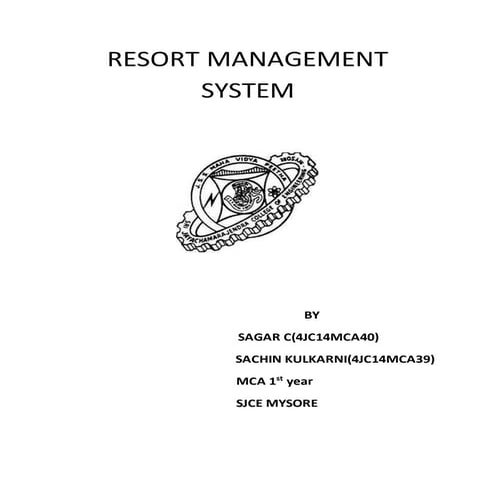management information system on resort