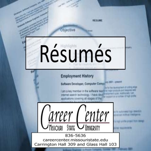 Résumé Presentation