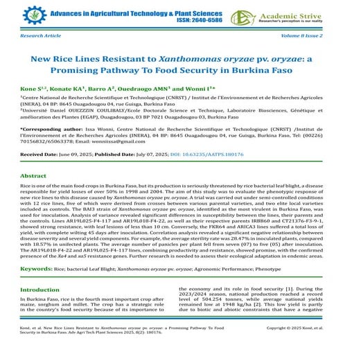 Disease resistance rice | PPTX