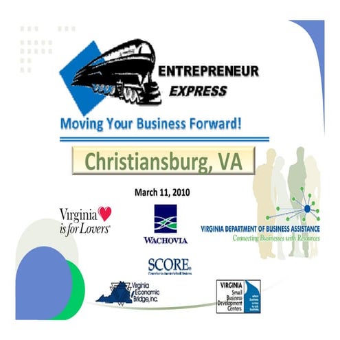 New River Valley Presentation, March 11, 2010