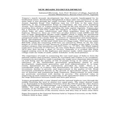 New Roads To Development