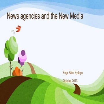 News Agencies and the new media