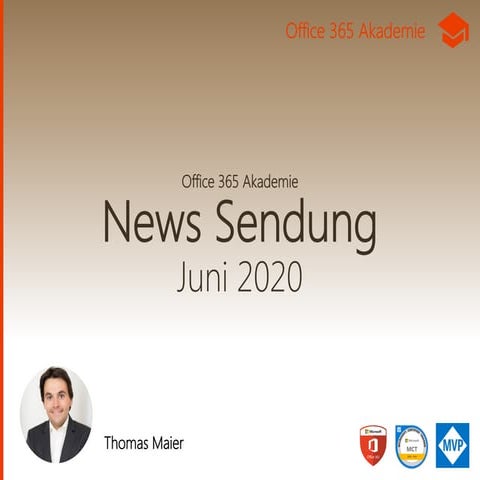 Office 365 Akademie News - Juni 2020