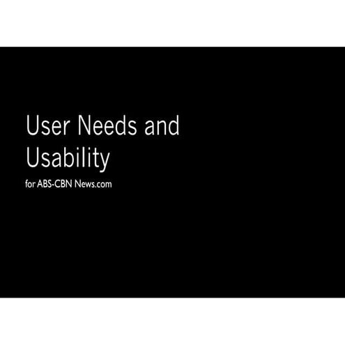 Usability and Content - How Reading on the Web Impacts Content Publishing
