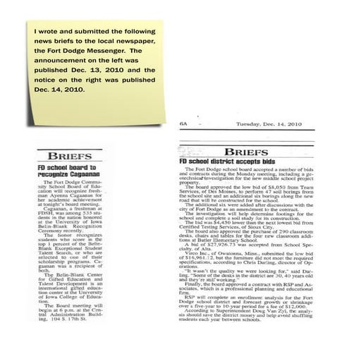 Published News Pieces p.2