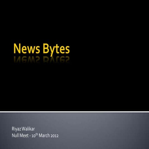 News bytes