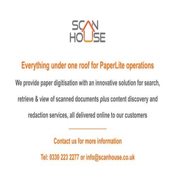 Scan & Discover, The start of your GDPR journey.