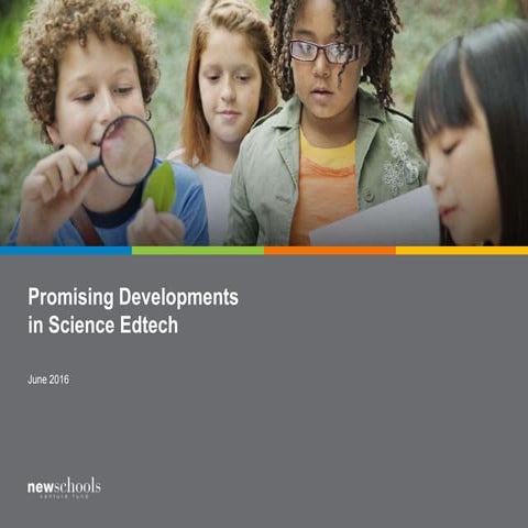 Promising Developments in Edtech for Science