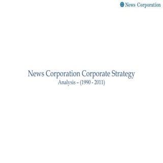 News Corporation - Corporate Strategy