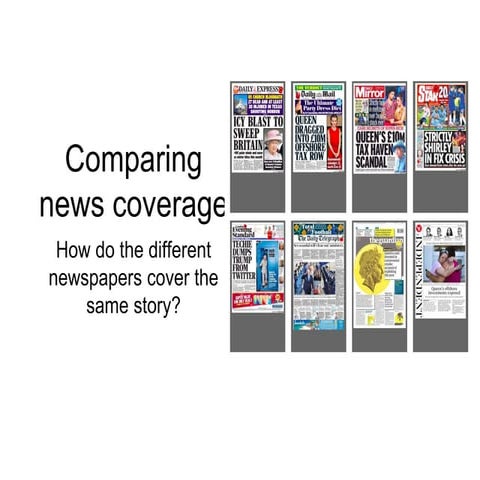 News coverage paradise papers case study | PPTX