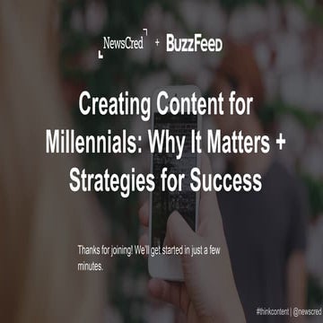 Creating Content for Millennials: Why It Matters + Strategies for Succss