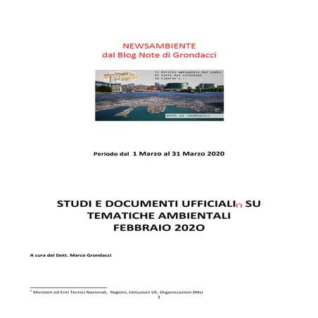 News doc ambiente marzo 2020