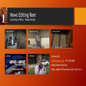 Broadcast News Editing reel | PPTX