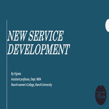 New service development
