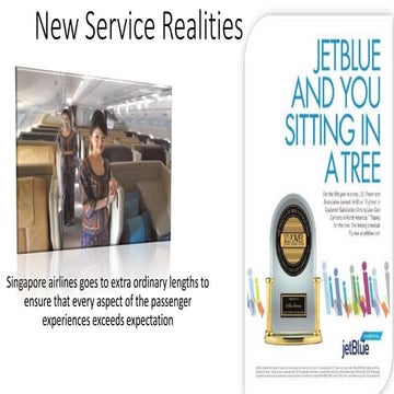 New service realities