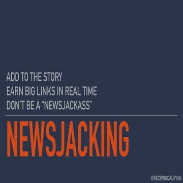 How to Newsjack | PPTX
