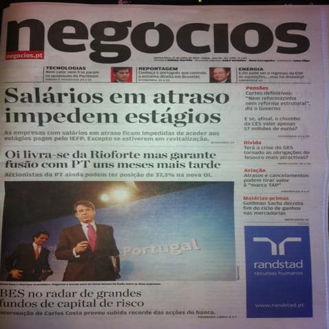 PARTTEAM GROUP & OEMKIOSKS at JORNAL NEGOCIOS