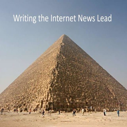 Writing Online News Leads