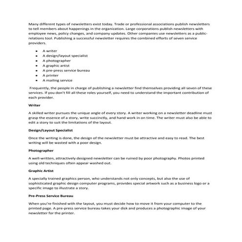 Newsletter | PPTX