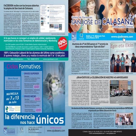 Newsletter Calasanz