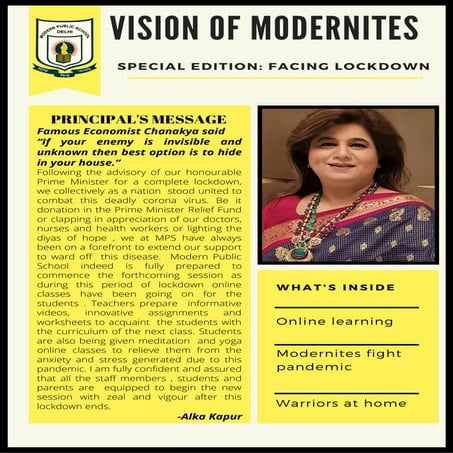 Special Edition :  Facing Lockdown