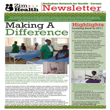 ZimHealth newsletter October 2011