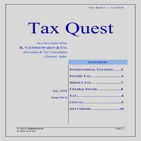 Newsletter   july 2016