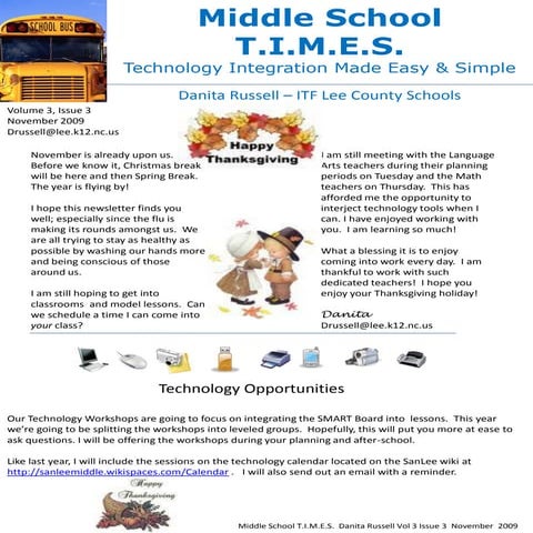 Newsletter November 09