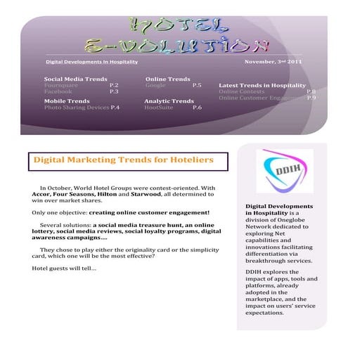 DDIH Newsletter November 2011