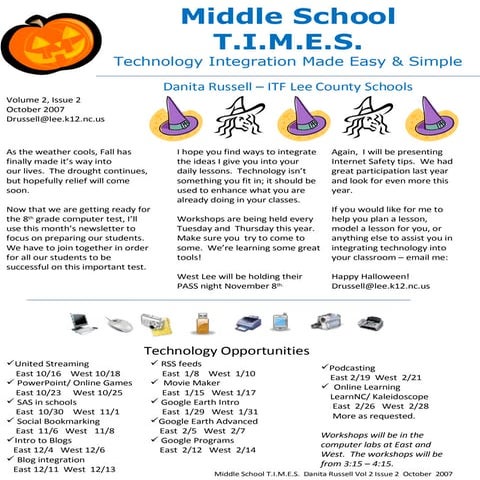 Newsletter October 07