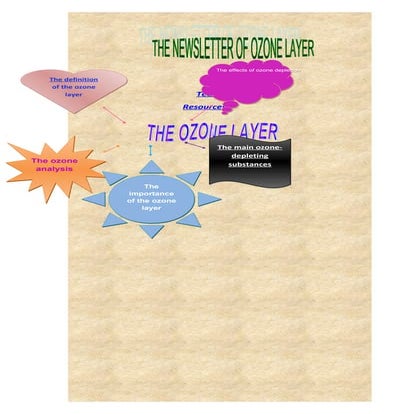 Newsletter the ozone