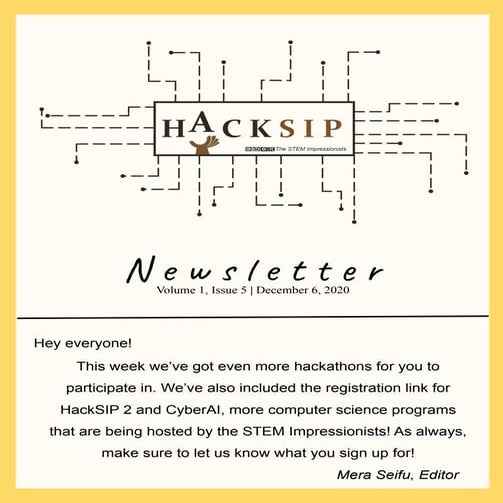 Newsletter Vol1-Issue 5