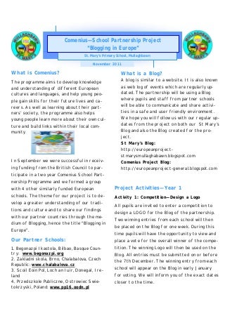 ComeniusNewsletter 1
