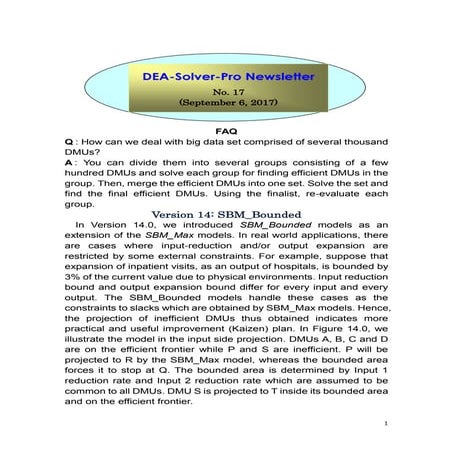DEA-Solver-Pro Version 14d- Newsletter17