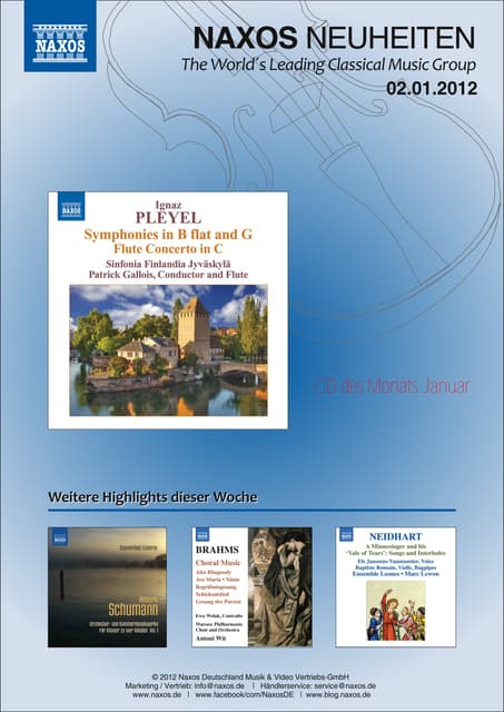 NAXOS Deutschland CD-Neuheiten Janu...