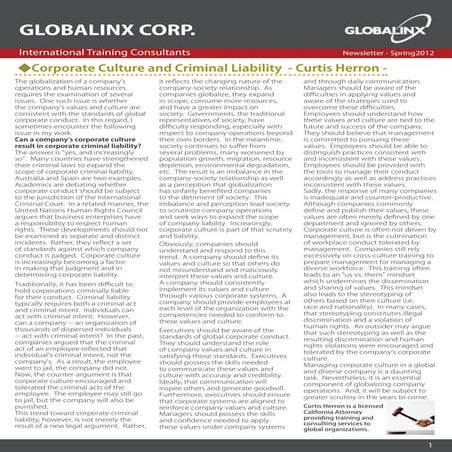 Globalinx Spring 2012 Newsletter