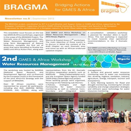 BRAGMA Project 5th newsletter