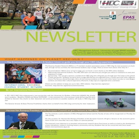 Newsletter6 #HEC_ULg