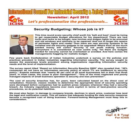 News letter april 12