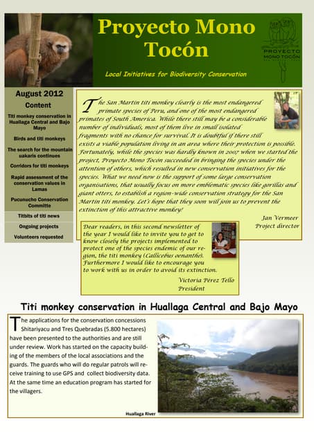 Newsletter august 2012