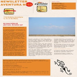 Newsletter aventura 55