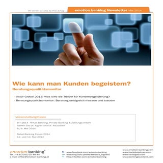 Newsletter Beratungsqualität