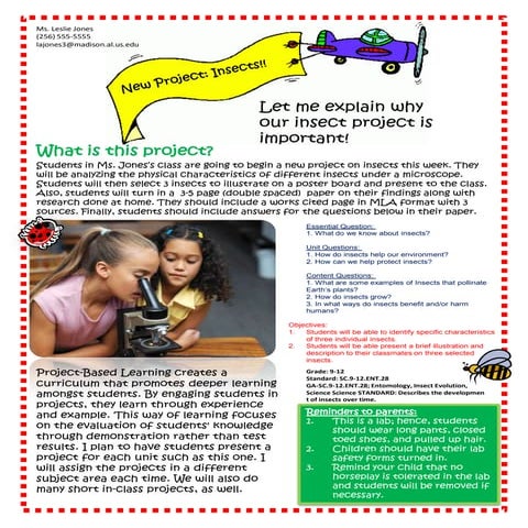 Insects lesson plan | PPS